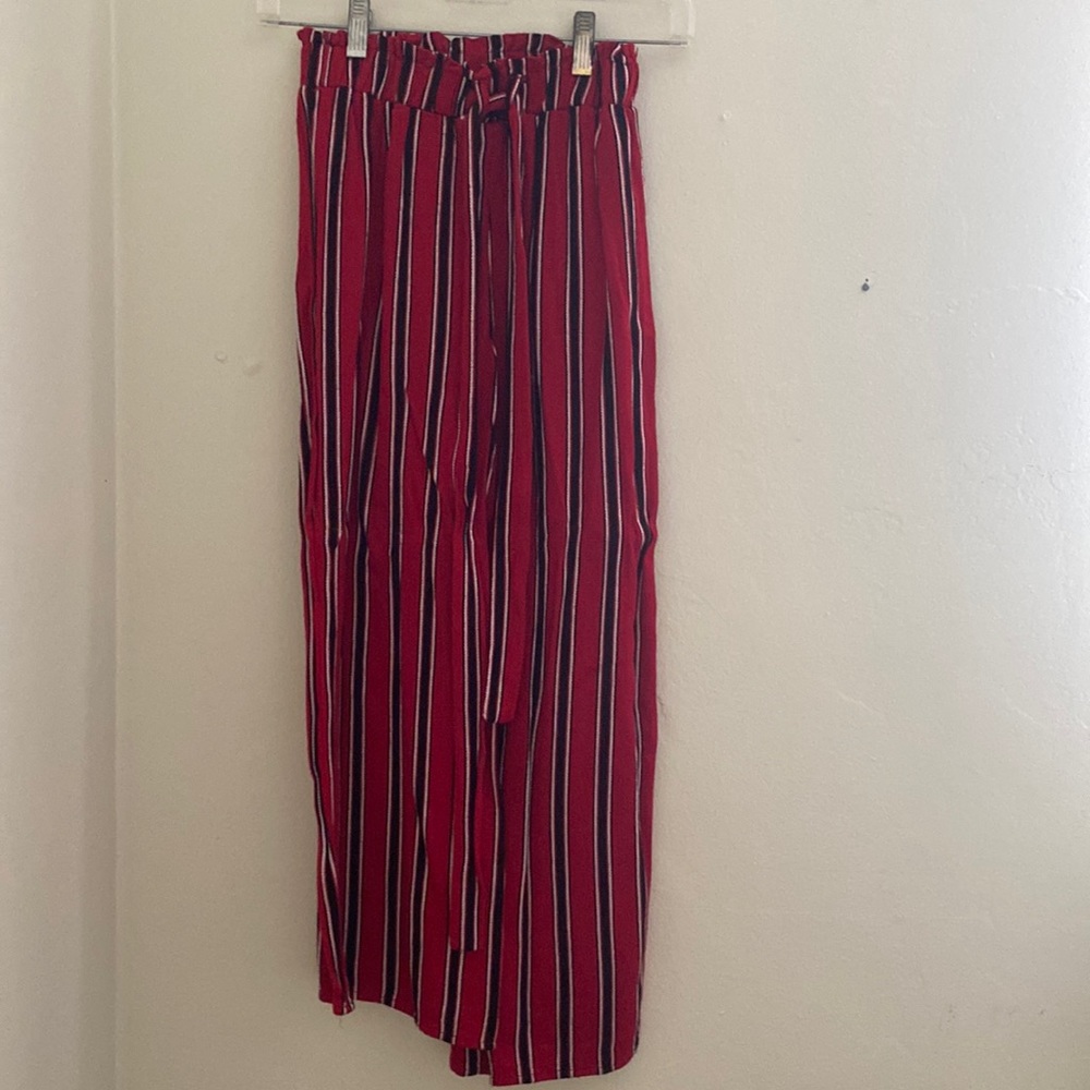 Red, White, and Black pants youth M (7-8)